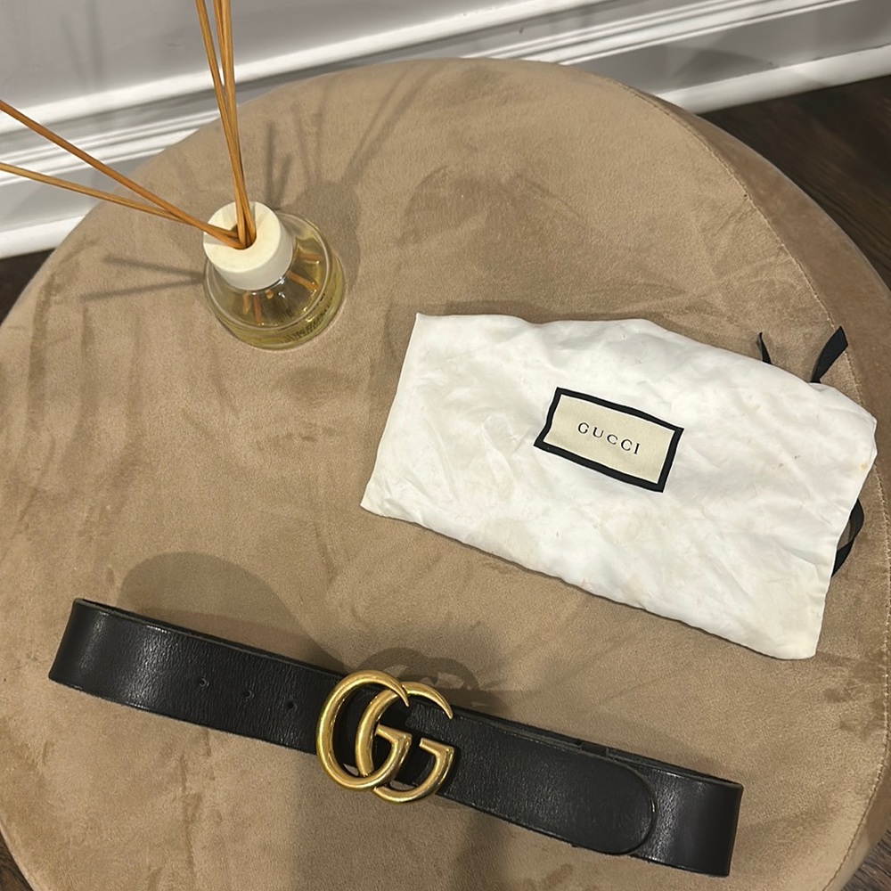 Gucci leather belt